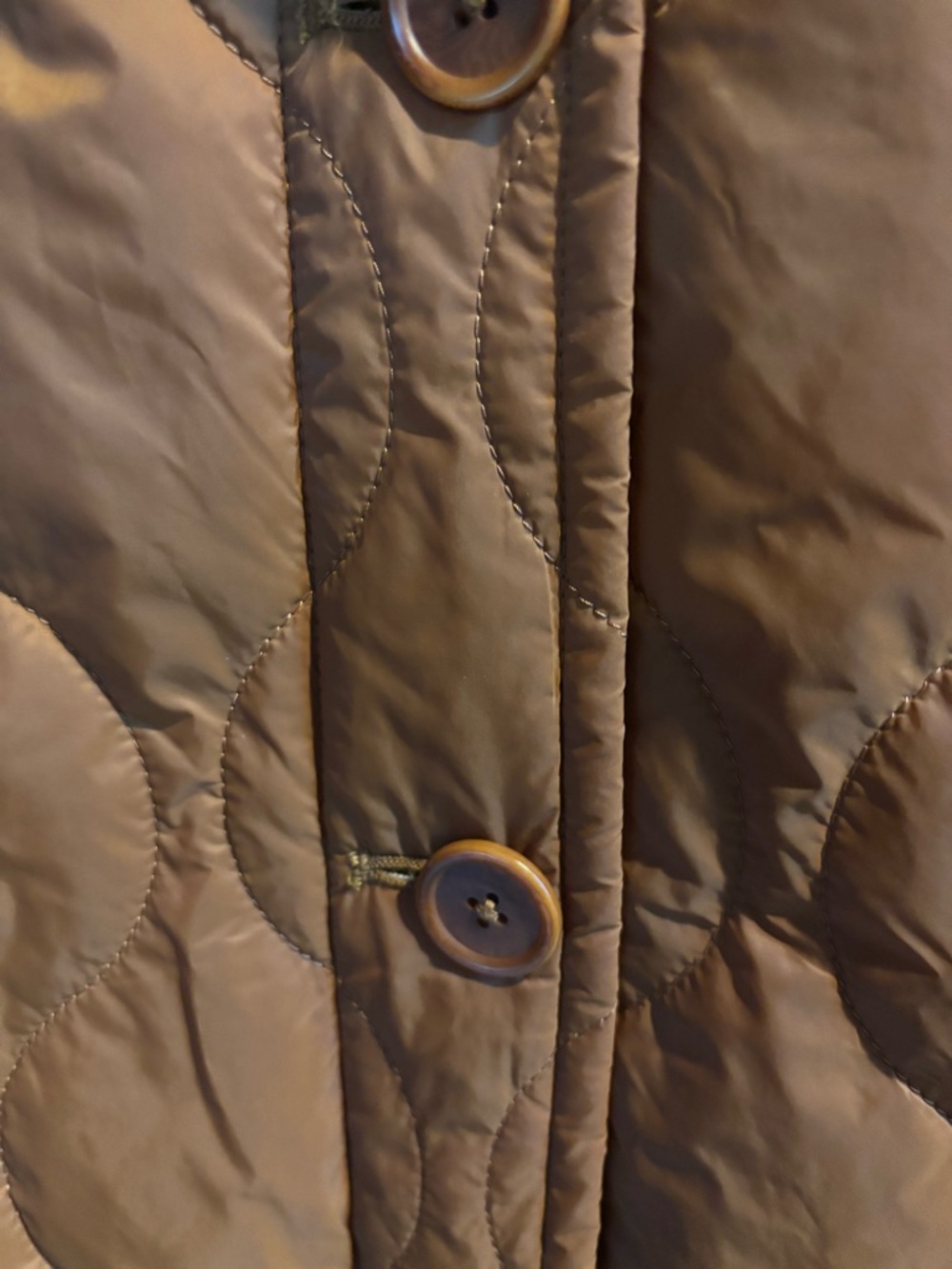 Madewell Quilted Button-Front Jacket.  NWOT size L - Picture 6 of 9